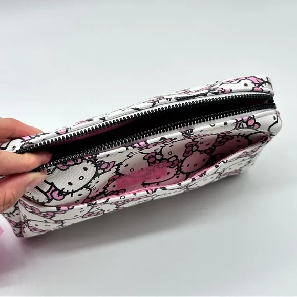 Sanrio Hello Kitty x Impressions Vanity Cosmetic Pouch (White/Pink) - Picture 3 of 9